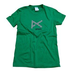Y2K Anon Snowboarding Graphic Baby Tee Medium